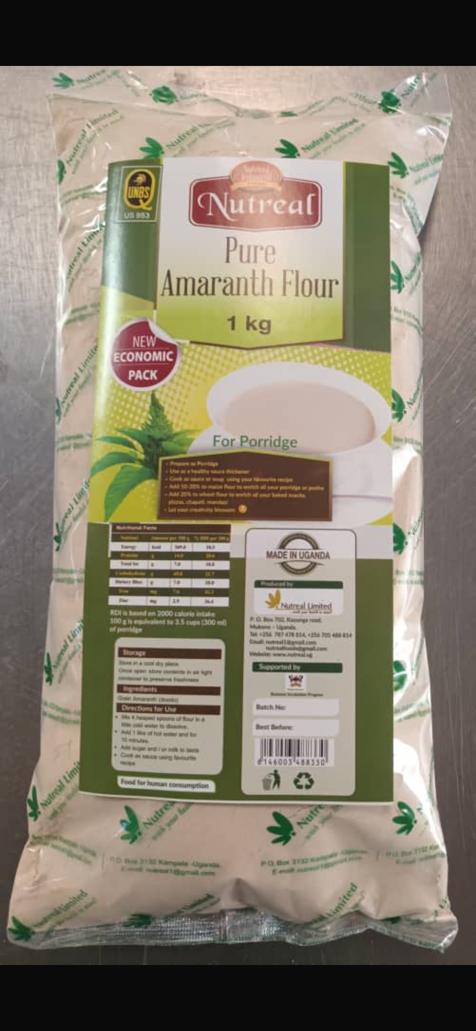 Amaranth Flour for Porridge
