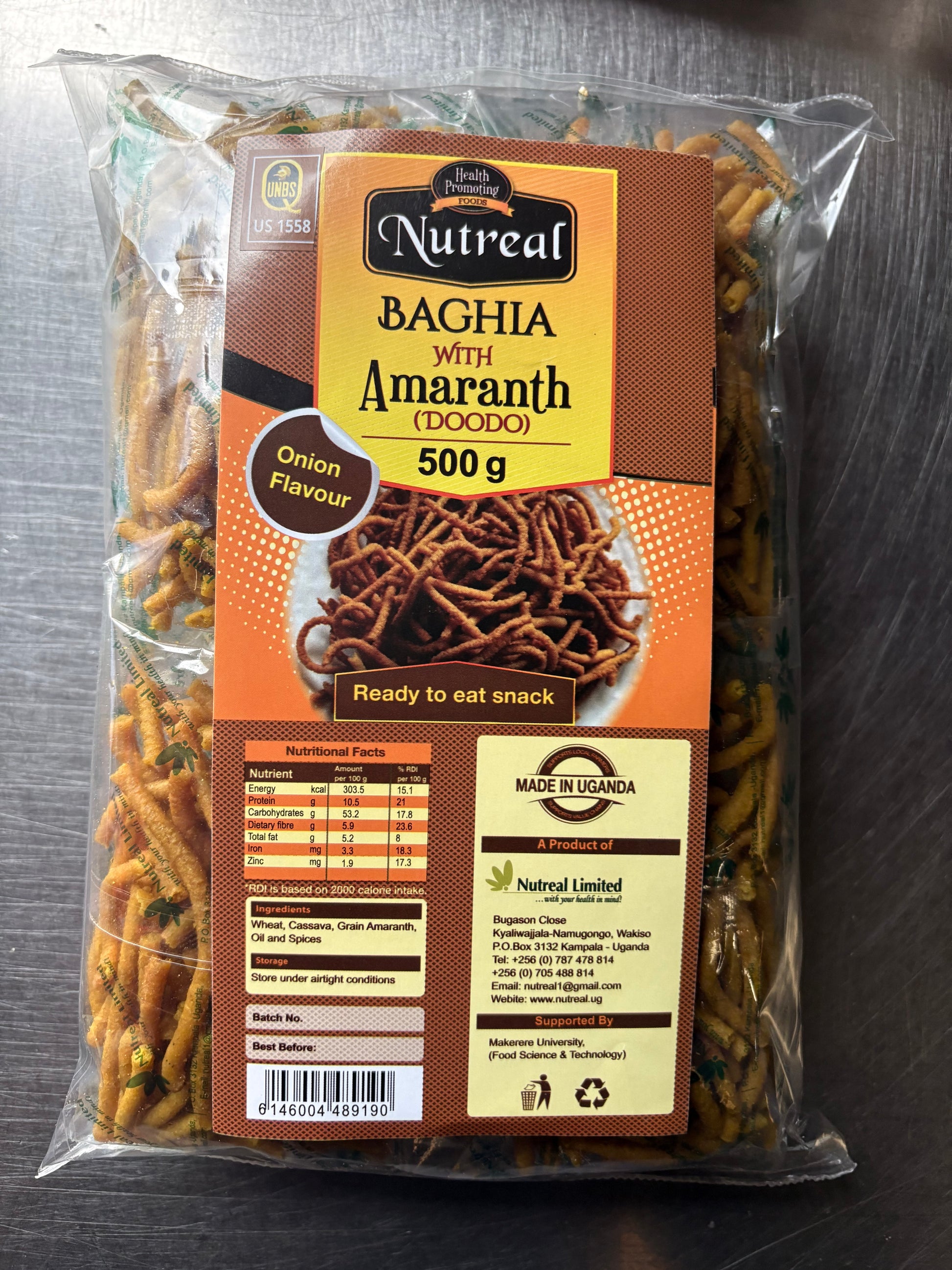 Baghia with Amaranth {Doodo} Onion flavor